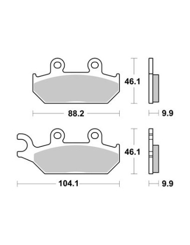 Plaquettes de freins AP RACING