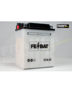 Batterie FE-BAT FB14L-A2 livrée avec les flacons d'acide