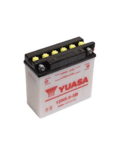 Batterie YUASA 12N5.5-3B (12N553B) acide non incluse