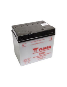 Batterie YUASA 53030 acide non incluse
