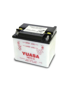 Batterie YUASA YB7C-A (CB7C-A / CB7CA / BB7CA / 7CA) acide non incluse