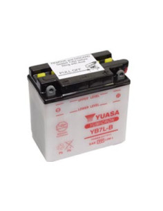 Batterie YUASA YB7L-B  (CB7L-B / CB7LB / 7LB) acide non incluse