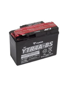 Batterie YUASA YTR4A-BS livrée avec les flacons d'acide