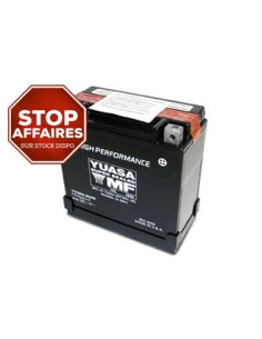 Batterie YUASA YTX20HL-BS-PW livrée avec les flacons d'acide