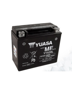 Batterie AGM Activated Pré-remplie YUASA YTX20L (20LBS)