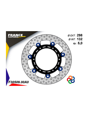 Disque de frein Gamme Essentiel FE.FL30509 / Oeillets Couleurs