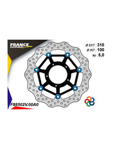 Disque de frein Gamme Essentiel FE.FL88502V / Oeillets Couleurs