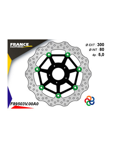 Disque de frein Gamme Essentiel FE.FL89503V / Oeillets Couleurs