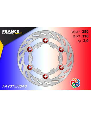 Disque de frein Gamme Essentiel FE.FLAY315 / Oeilets Couleurs