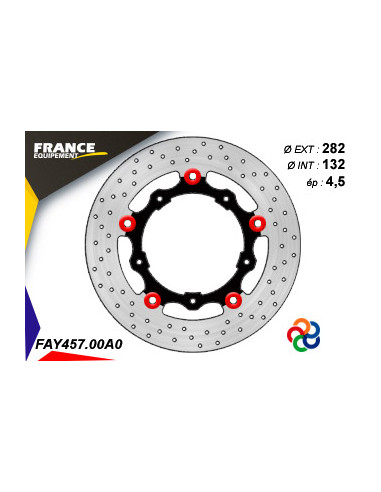 Disque de frein Gamme Essentiel FE.FLAY457 / Oeillets Couleurs