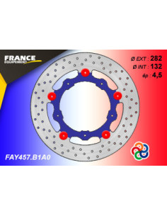 Disque Essentiel FLAY457 / Centre BLEU (B1) / Oeillets Couleurs