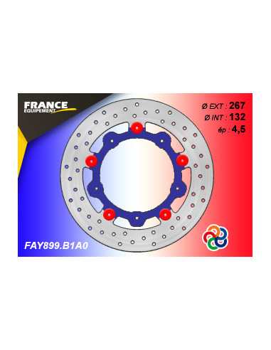 Disque Essentiel FLAY899 / Centre BLEU (B1) / Oeillets Couleurs