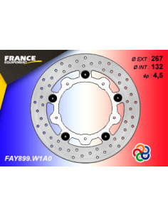 Disque Essentiel FLAY899 / Centre BLANC (W1) / Oeillets Couleurs