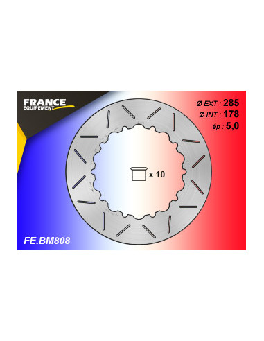 Disque de frein Gamme Essentiel FE.BM808 (inclus 10 plots)