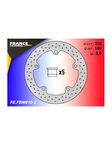 Disque de frein Gamme Essentiel FE.BM810-2 (inclus 5 plots)