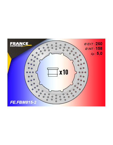 Disque de frein Gamme Essentiel FE.BM815-2 (inclus 10 plots)