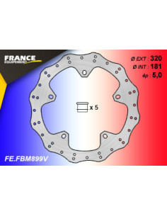Disque de frein Gamme Essentiel FE.BM899V (inclus 5 plots)
