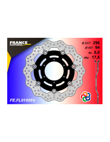 Disque de frein Gamme Essentiel FE.FL01505V