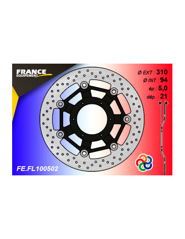 Disque de frein Gamme Essentiel FE.FL100502