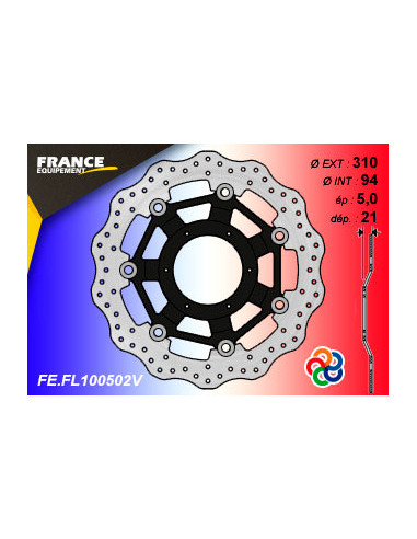 Disque de frein Gamme Essentiel FE.FL100502V