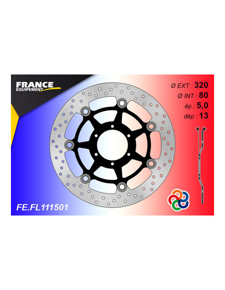 Disque de frein Gamme Essentiel FE.FL111501