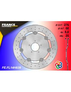 Disque de frein Gamme Essentiel FE.FL14H839