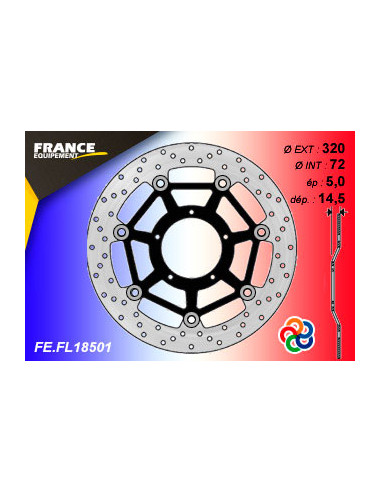 Disque de frein Gamme Essentiel FE.FL18501