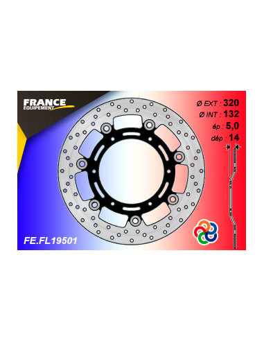 Disque de frein Gamme Essentiel FE.FL19501