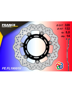 Disque de frein Gamme Essentiel FE.FL19501V