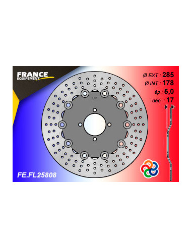 Disque de frein Gamme Essentiel FE.FL25808