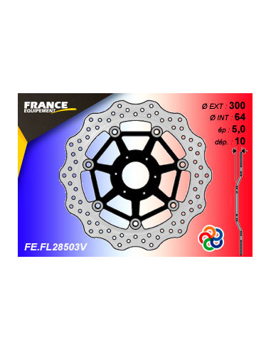 Disque de frein Gamme Essentiel FE.FL28503V