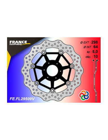 Disque de frein Gamme Essentiel FE.FL29509V