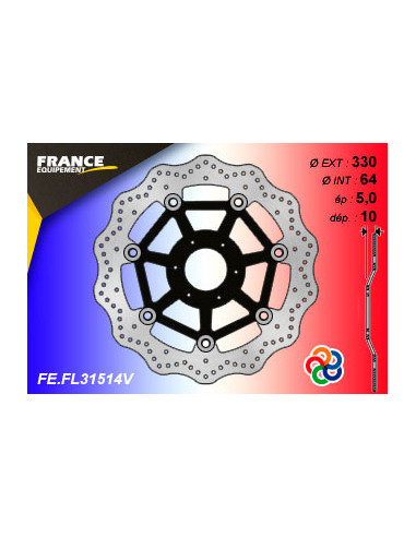 Disque de frein Gamme Essentiel FE.FL31514V