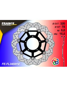 Disque de frein Gamme Essentiel FE.FL34501V