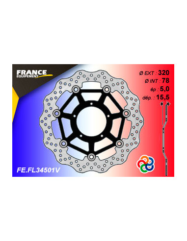 Disque de frein Gamme Essentiel FE.FL34501V