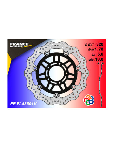 Disque de frein Gamme Essentiel FE.FL48501V