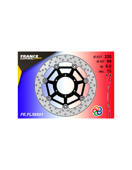 Disque de frein Gamme Essentiel FE.FL59501