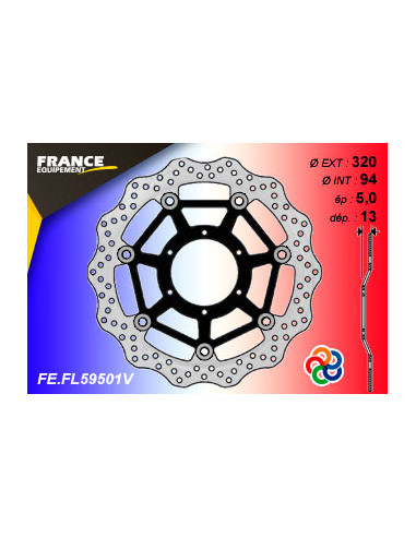 Disque de frein Gamme Essentiel FE.FL59501V