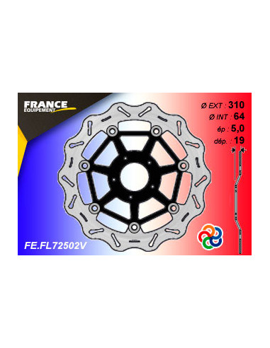 Disque de frein Gamme Essentiel FE.FL72502V