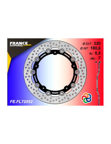 Disque de frein Gamme Essentiel FE.FL72552