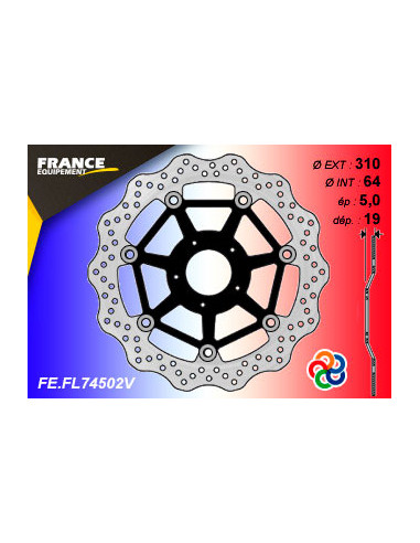 Disque de frein Gamme Essentiel FE.FL74502V