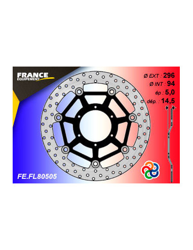 Disque de frein Gamme Essentiel FE.FL80505