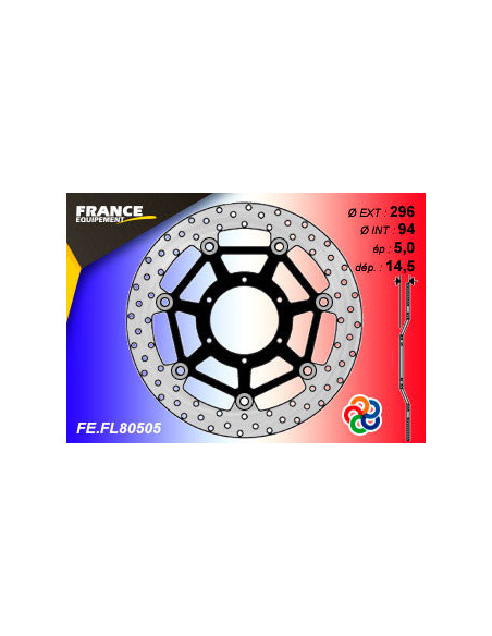 Disque de frein Gamme Essentiel FE.FL80505