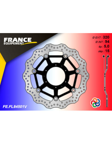 Disque de frein Gamme Essentiel FE.FL84501V