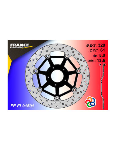 Disque de frein Gamme Essentiel FE.FL91501