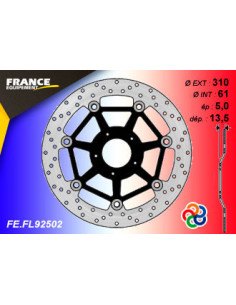 Disque de frein Gamme Essentiel FE.FL92502 2
