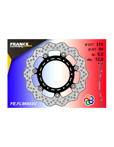 Disque de frein Gamme Essentiel FE.FL96502V