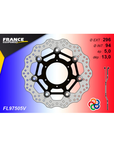 Disque de frein Gamme Essentiel FE.FL97505V