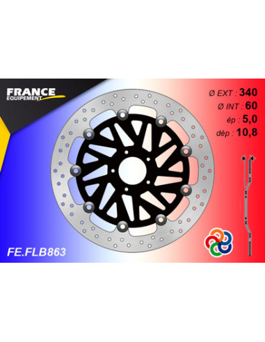 Disque de frein Gamme Essentiel FE.FLB863