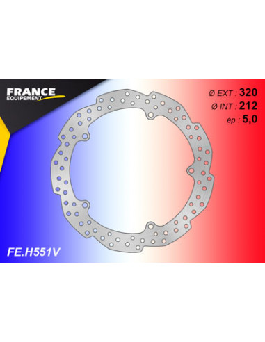 Disque de frein Gamme Essentiel FE.H551V